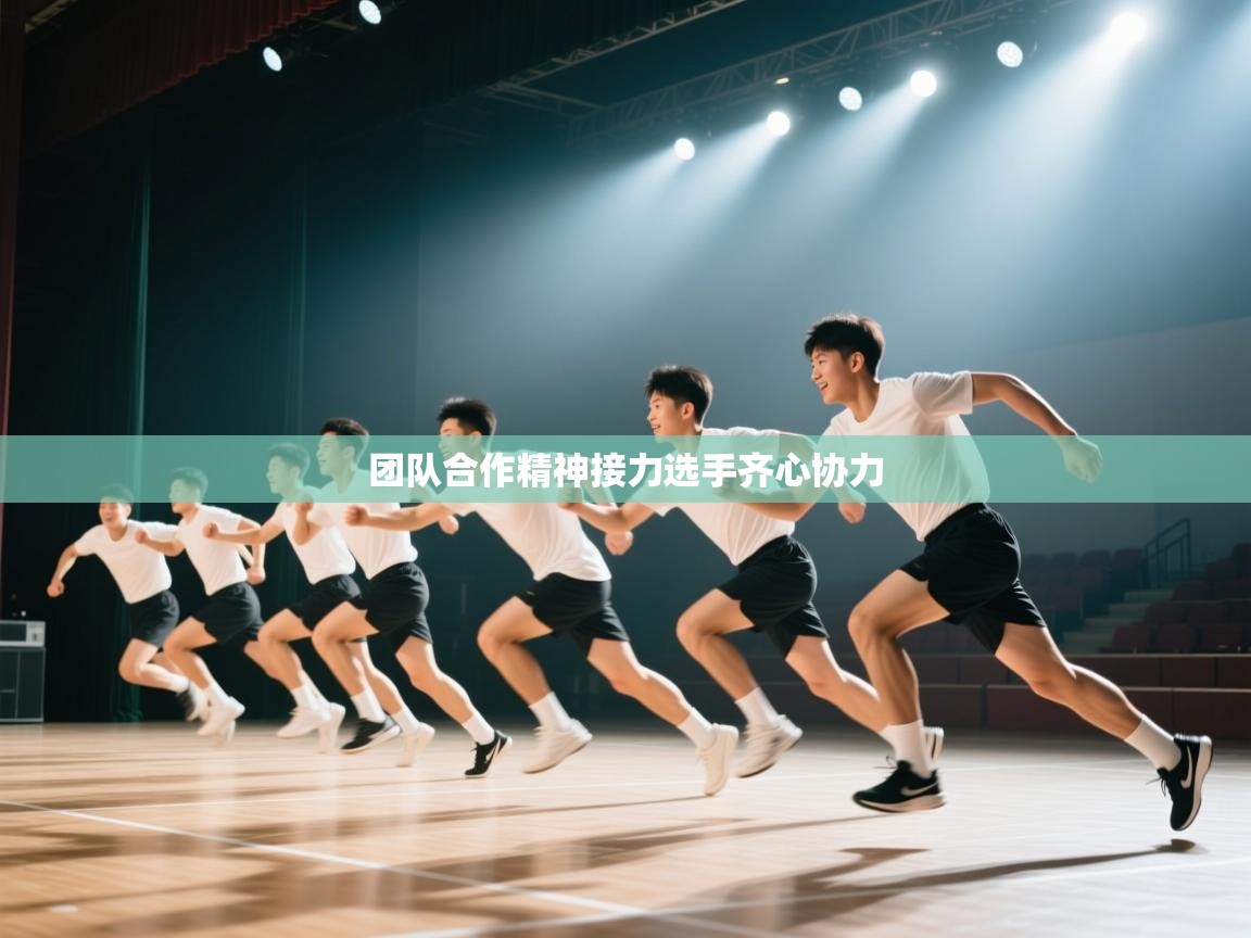 团队合作精神接力选手齐心协力  第1张